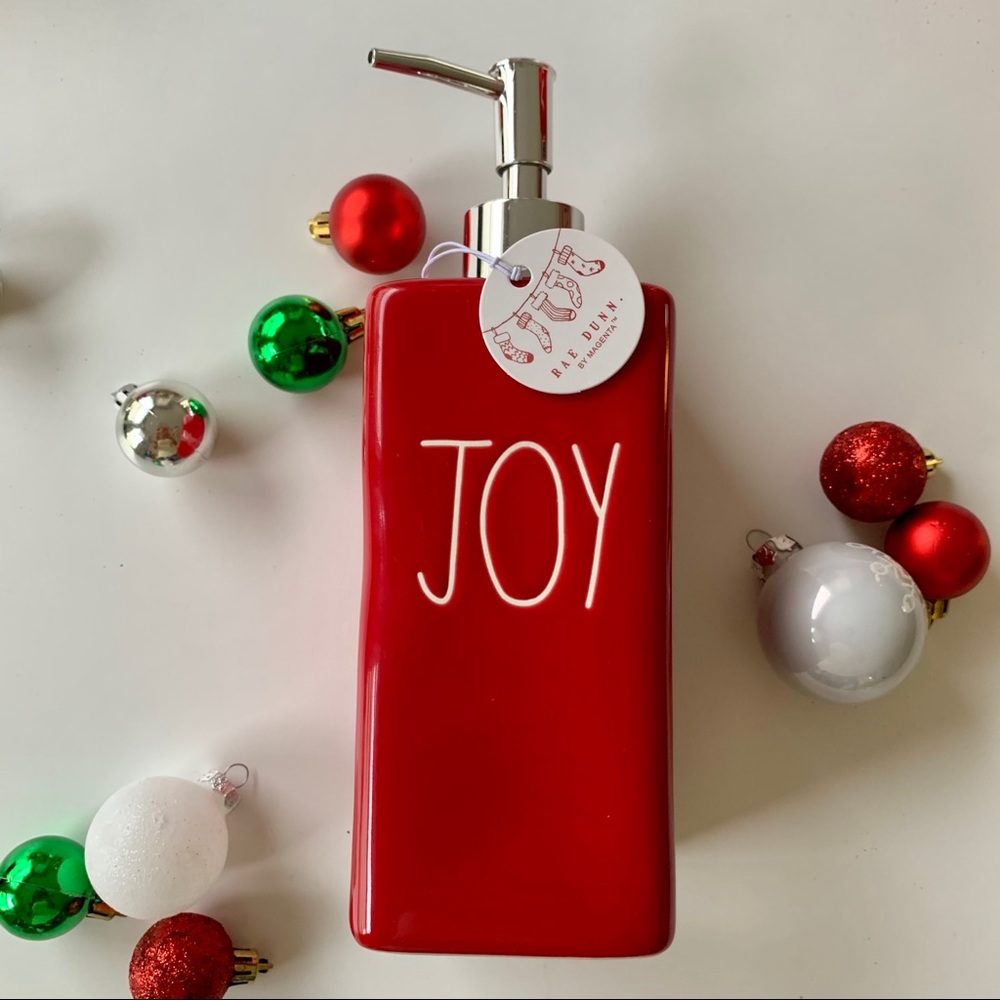 Rae Dunn ‘JOY’ Liquid Soap Dispenser